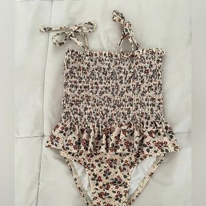 Rylee and Cru floral swimsuit 18-24mo
